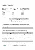 Bass Clef and Note Writing